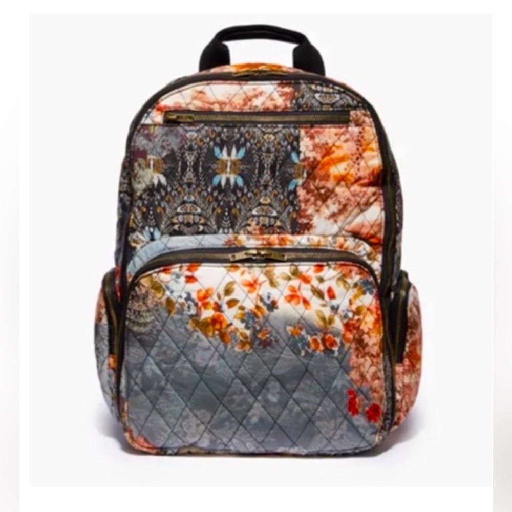 Johnny Was Calme Quilted Backpack One Size NWT